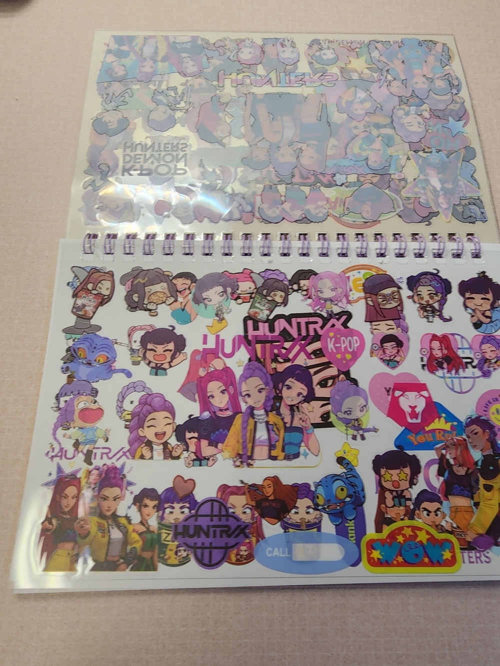 Holographic K-Pop Demon Hunters Sticker Book & Accessories Set - - Picture 12 of 13